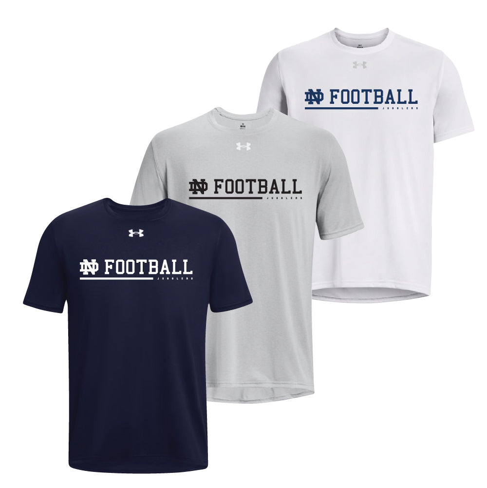 ND Athletics Football Under Armour® Team Tech Tee