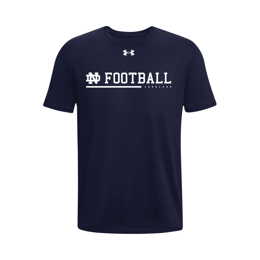 ND Athletics Football Under Armour® Team Tech Tee