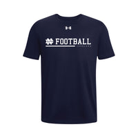 ND Athletics Football Under Armour® Team Tech Tee