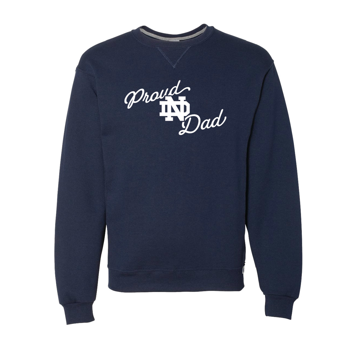 ND Jugglers Proud ND Dad Russel Athletic® Dri Power® Crewneck Sweatshirt