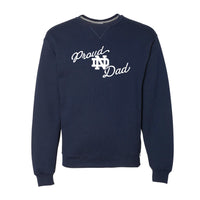 ND Jugglers Proud ND Dad Russel Athletic® Dri Power® Crewneck Sweatshirt