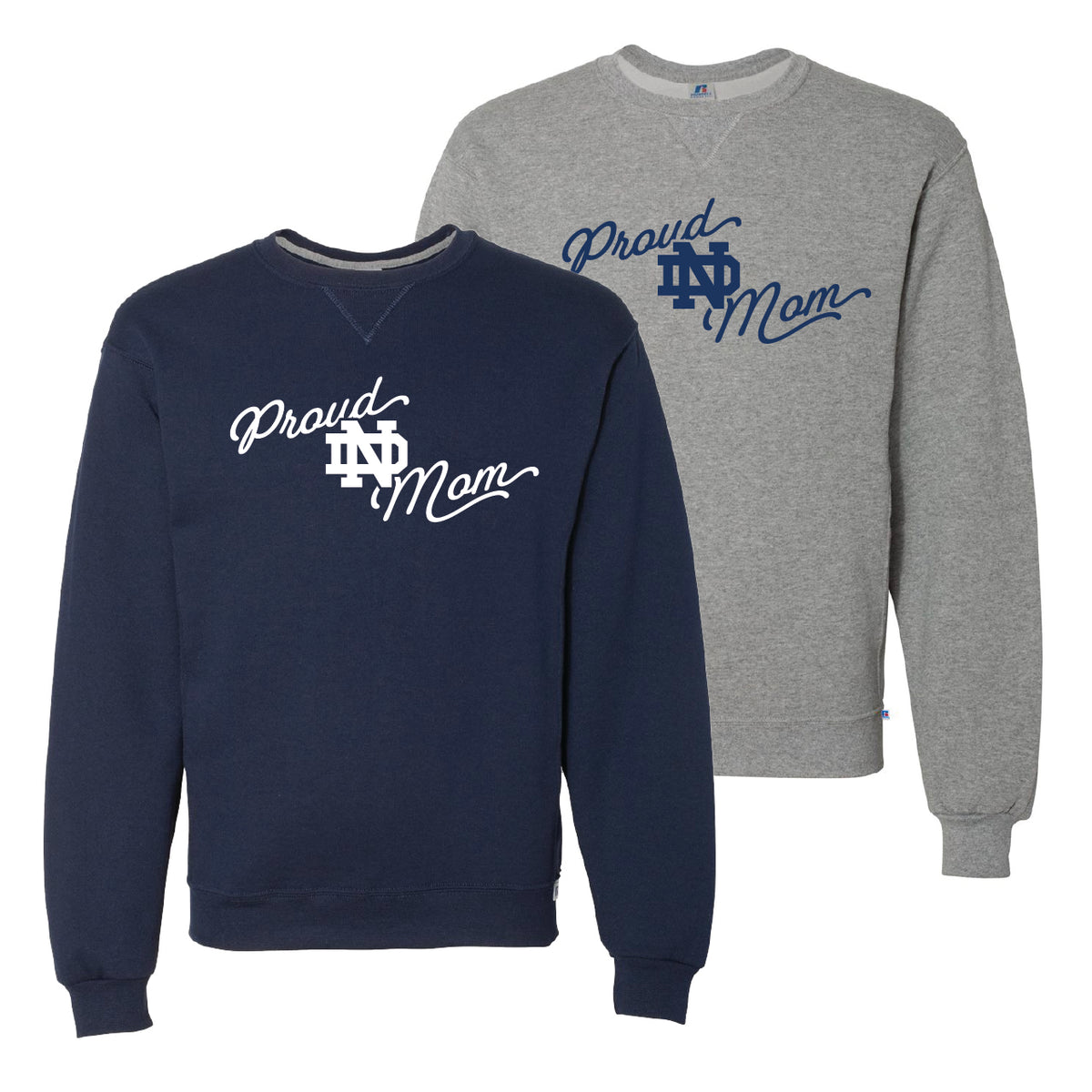 ND Jugglers Proud ND Mom Russel Athletic® Dri Power® Crewneck Sweatshirt