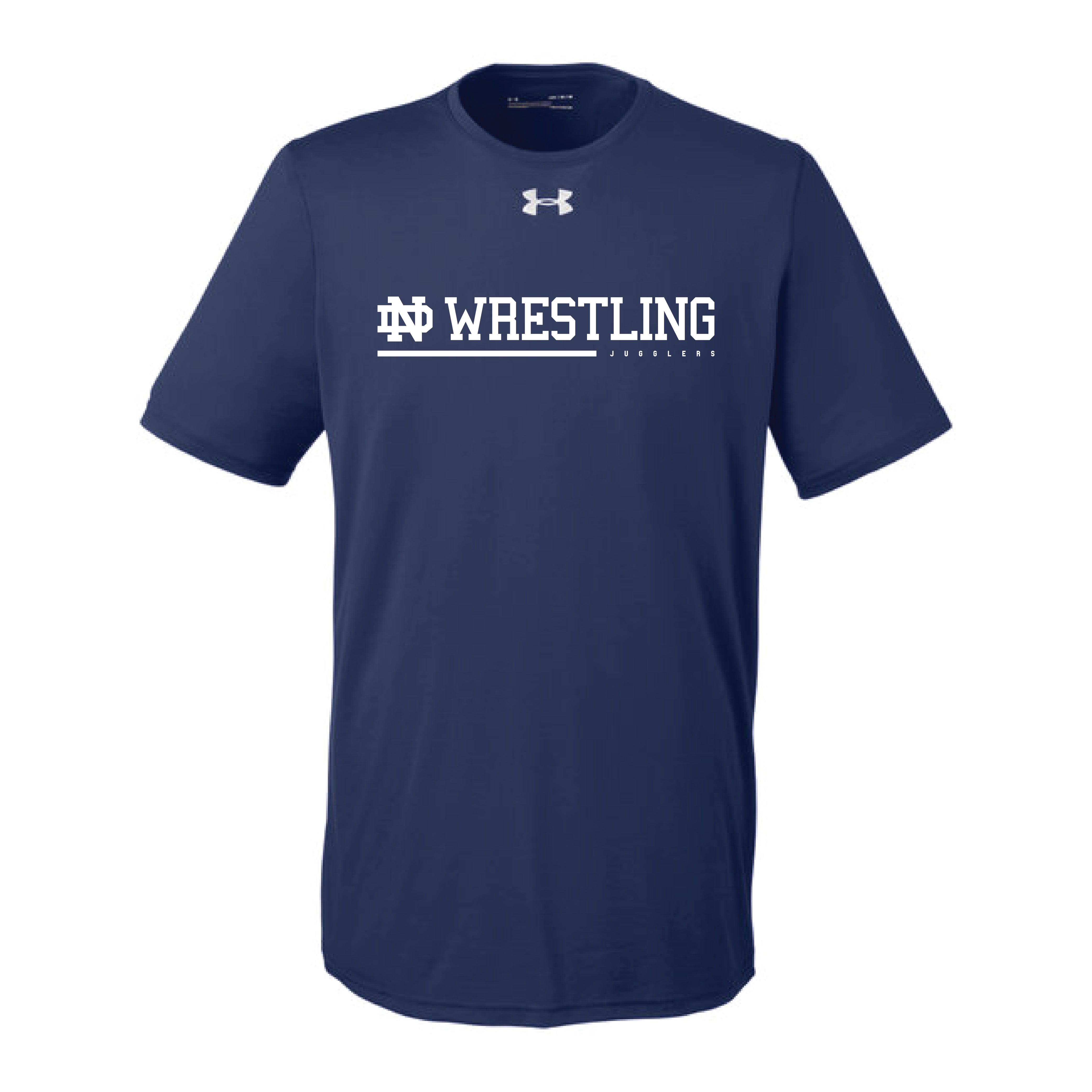 ND Athletics Wrestling Under Armour Team Tech Tee Notre Dame